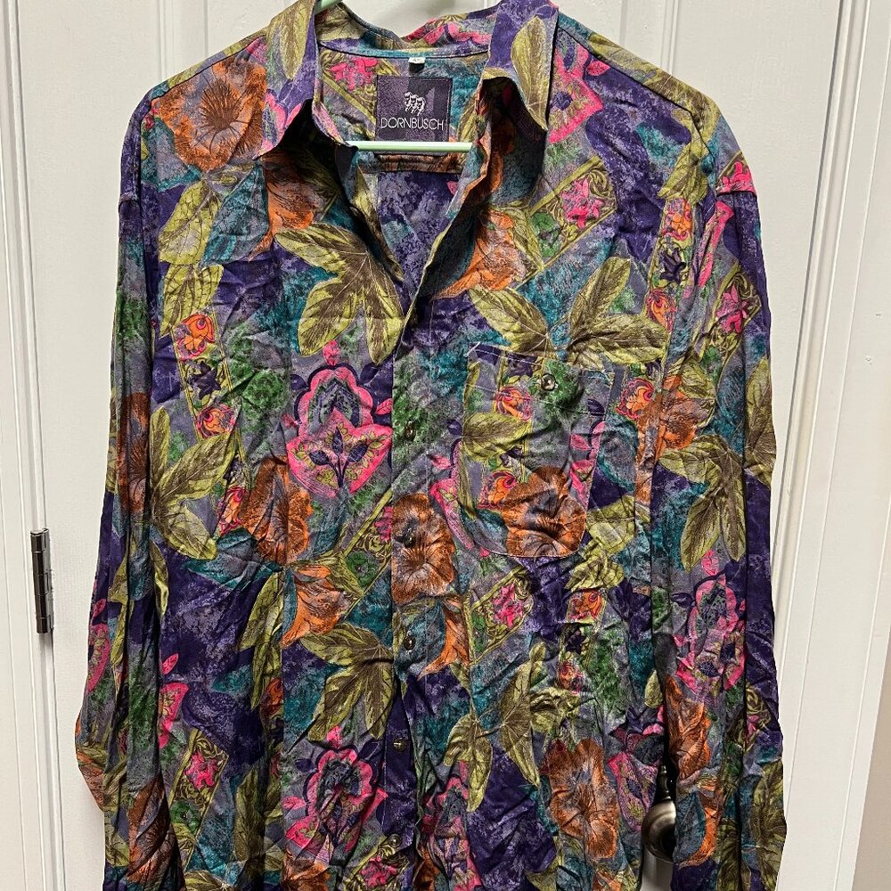 Vintage Men's Dornbusch button-down shirt - Size 42